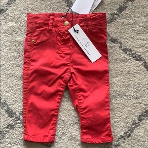 NWT! Little Marc Jacobs girls Red Jeans - 6M